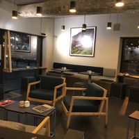 Seating  at Society Café in Bristol