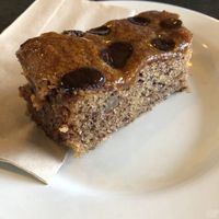 Choc banana bread at Society Café in Bristol