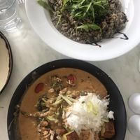 Curry and Rissotto at The Old Mill Cafe in Tairua