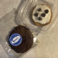 Double chocolate cookie and pumpkin chocolate chip cookie  at Rocco's Sweet Shoppe - Pop Up in Gilbert