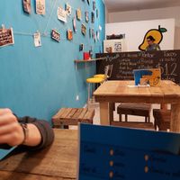 Creepily sneaking photos at Mango Blues in La Paz