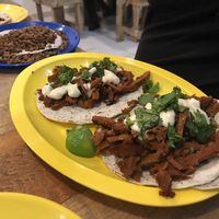 Vegan tacos at Mango Blues in La Paz
