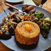 Jollof Brochette Champion at Akadi in Portland