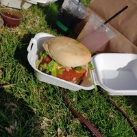 Buffalo Chicken Burger at The Brave Bean in Fountain Valley