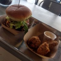 Cowboy and nuggets at The Brave Bean in Fountain Valley