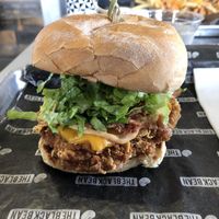 Chicken bacon ranch burger at The Brave Bean in Fountain Valley