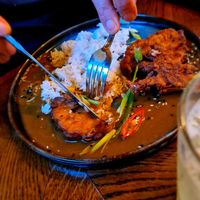 Katsu curry at Bar Soba in Edinburgh