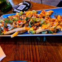 Blinged up fries at Bar Soba in Edinburgh