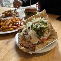 Doner kebab  at Vöner der Vegetarische Döner in Berlin