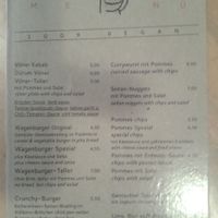 Menu at Vöner der Vegetarische Döner in Berlin