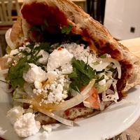 Kebab either salad …. HUGE  at Vöner der Vegetarische Döner in Berlin