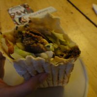 Delicious vegan kebab at Voner!  at Vöner der Vegetarische Döner in Berlin