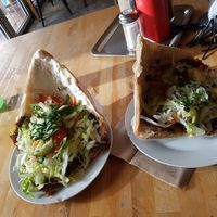 Delicious and enormous at Vöner der Vegetarische Döner in Berlin