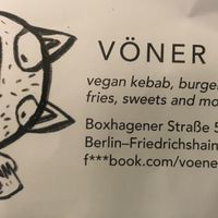 Vöner at Vöner der Vegetarische Döner in Berlin