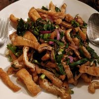 This is supposed to be tofu laarp at Ban Vilaylack in Vientiane