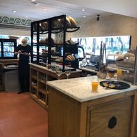 Open kitchen at Le Pain Quotidien - Reforma in Mexico City