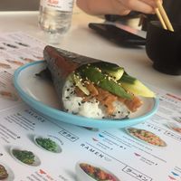 Yasi roll at YO! Sushi - Piccadilly Station in Manchester