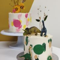 Cakes for a twin's birthday at Magpies  in Bruges