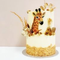 Giraffe cake at Magpies  in Bruges