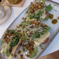 Yummy cheesy toast at Catberry in Ghent