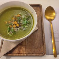 Vegetable soup (Delicious) at Catberry in Ghent