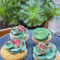 Almost too pretty to eat 🎄🎄🎄💚💚 at Catberry in Ghent