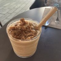 Vegan iced coffee  at Bertmans - Karel Doormanstraat in Rotterdam
