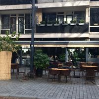 Front at Karel Doormanstreet (on this part there is not a real street and cars are not allowed, only bikes and pedestrians) at Bertmans - Karel Doormanstraat in Rotterdam