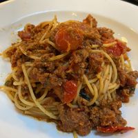 Meat free bolognese - which doesn’t look it but was mostly just pasta! at White Horse in Welwyn