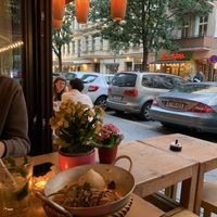Window seat   at Sunshine Vegan Restaurant in Berlin