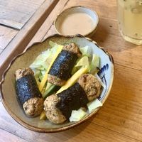 vegan fish  at Sunshine Vegan Restaurant in Berlin