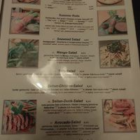 Menu at Sunshine Vegan Restaurant in Berlin