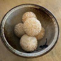 Sesame balls   at Sunshine Vegan Restaurant in Berlin