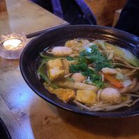 Soup at Sunshine Vegan Restaurant in Berlin