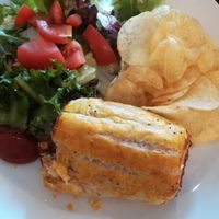 New addition to the menu. Vegan sausage roll.  at Monk's Kitchen Cafe in Gloucester