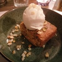 Pistachio and orange sponge #Veganuary at The Sun in Carshalton