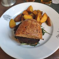 Burger at The Sun in Carshalton