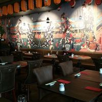 Interior at QQ Sushi Central in Zurich