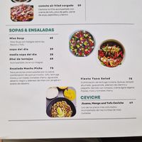 Menu2 at Lavka in Guatemala City