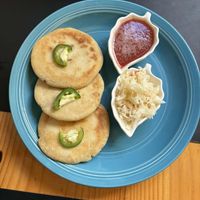 pupusas! at Lavka in Guatemala City