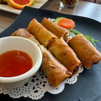Vegan Fried Egg Rolls at Red Chili in Hayward