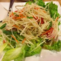 Papaya salad (hold the dried shrimp) at Red Chili in Hayward