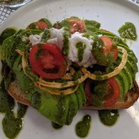 Farm toast at Organic Tree in Dana Point