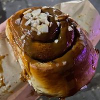 Rol de dulce de leche  at Gracias Madre in Mexico City