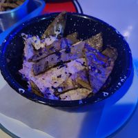 nopales asados con queso gratinado at Gracias Madre in Mexico City