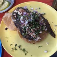 Volcano Milanesa  at Gracias Madre in Mexico City