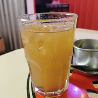 Agua del día (tamarindo y jengibre) #Veganuary at Gracias Madre in Mexico City