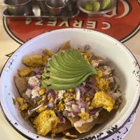 Chilaquiles  at Gracias Madre in Mexico City
