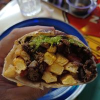 Burrito de arrachera at Gracias Madre in Mexico City