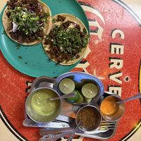 tacos de suadero  at Gracias Madre in Mexico City